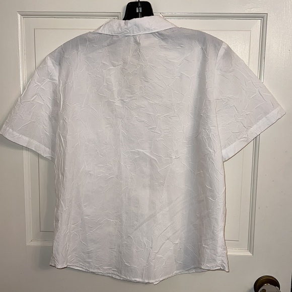 Sies Marjan Creased White Shirt size 6 - Picture 4 of 8